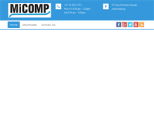Tablet Screenshot of micomp.co.za